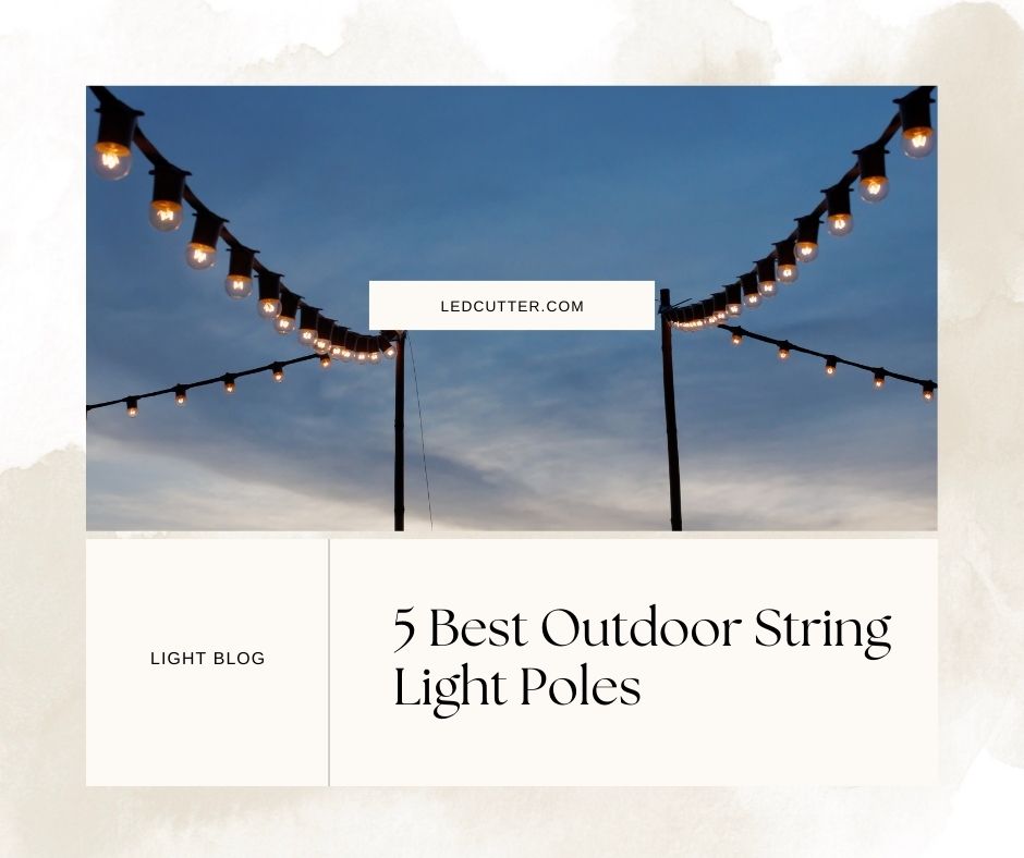 5 Best Outdoor String Light Poles